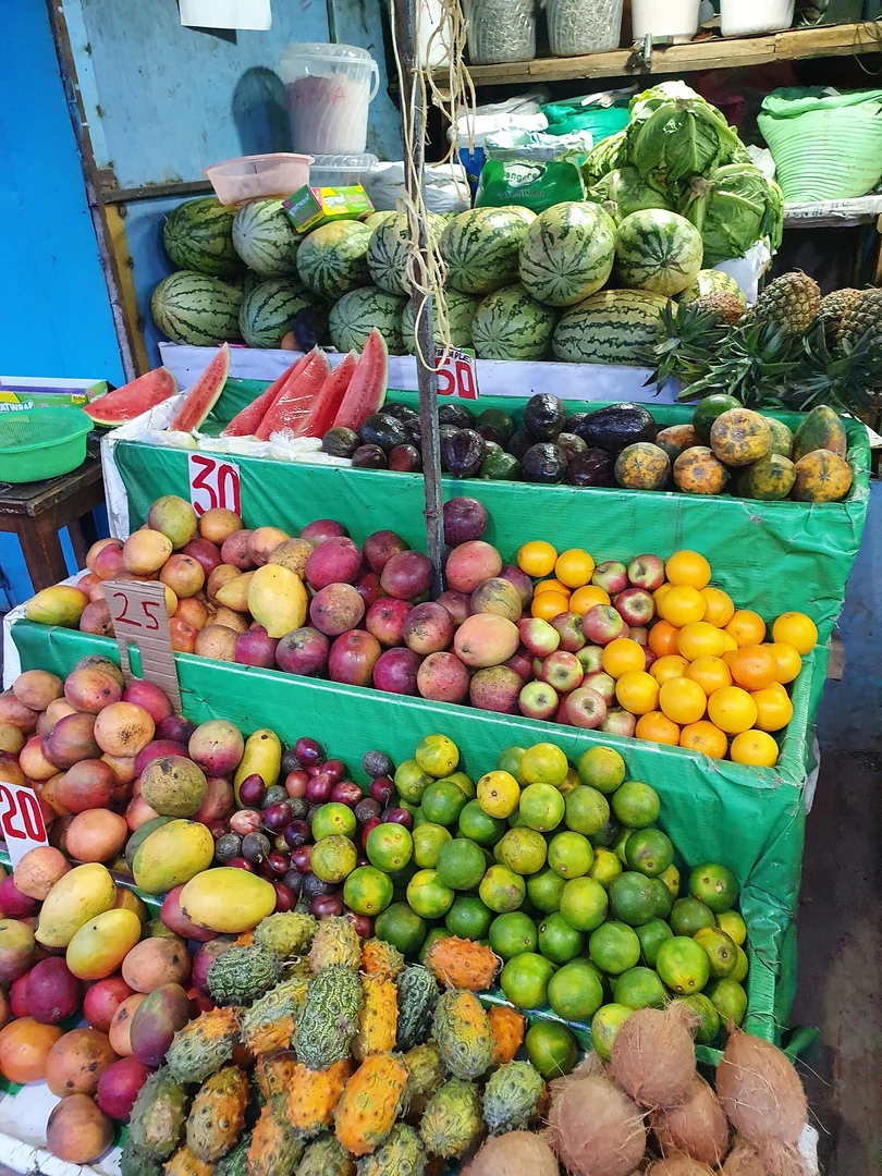 Fresh produce at a Kenyan market